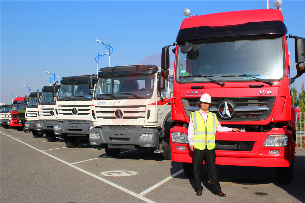 Beiben Tractor trucks in factory stock for quick delivery