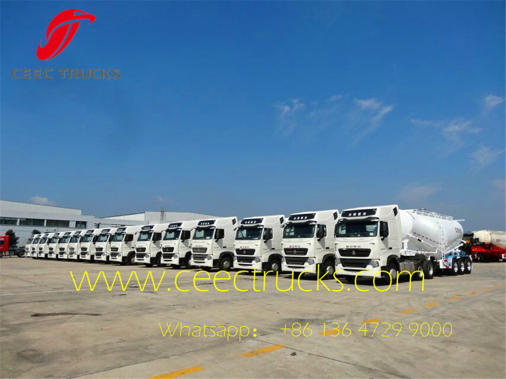 Bulk Cement Tanker Semitrailer in factory stock for quickly delivery