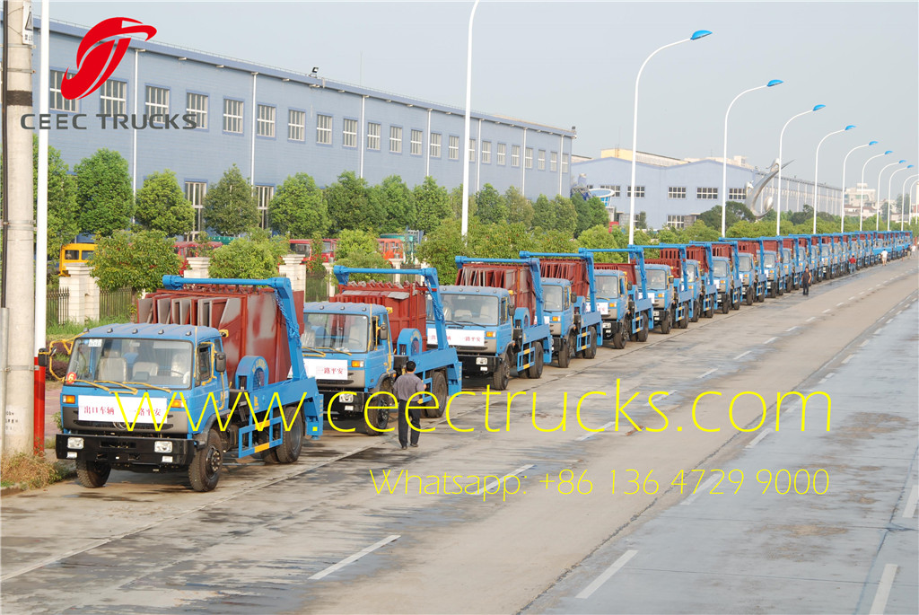 38 Units dongfeng 10-12CBM skip loader truck