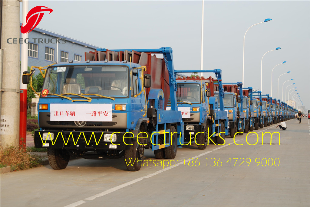 dongfeng 10-12CBM skip loader truck