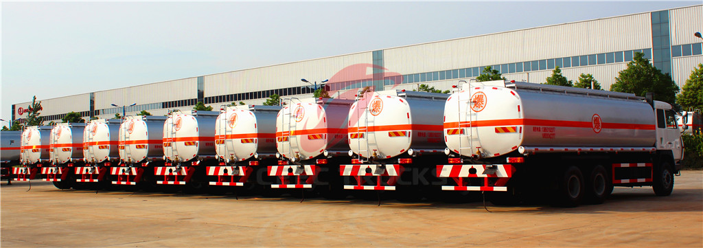 beiben 20 CBM fuel tanker truck in factory