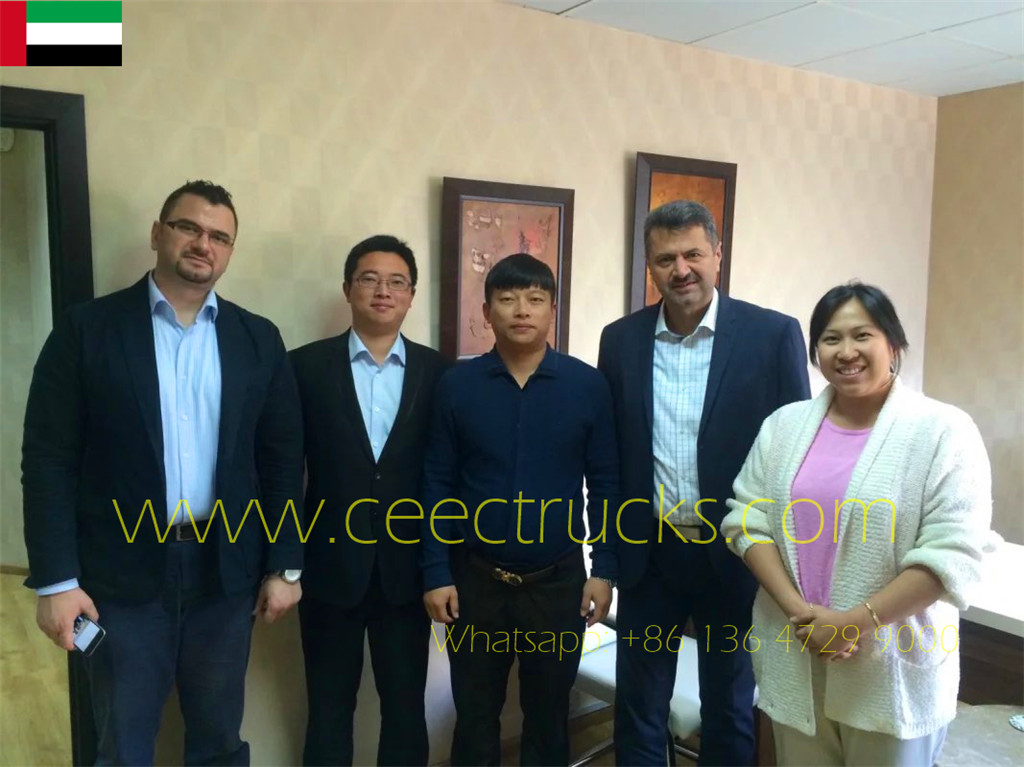CEEC vice general manager visiting Dubai customer