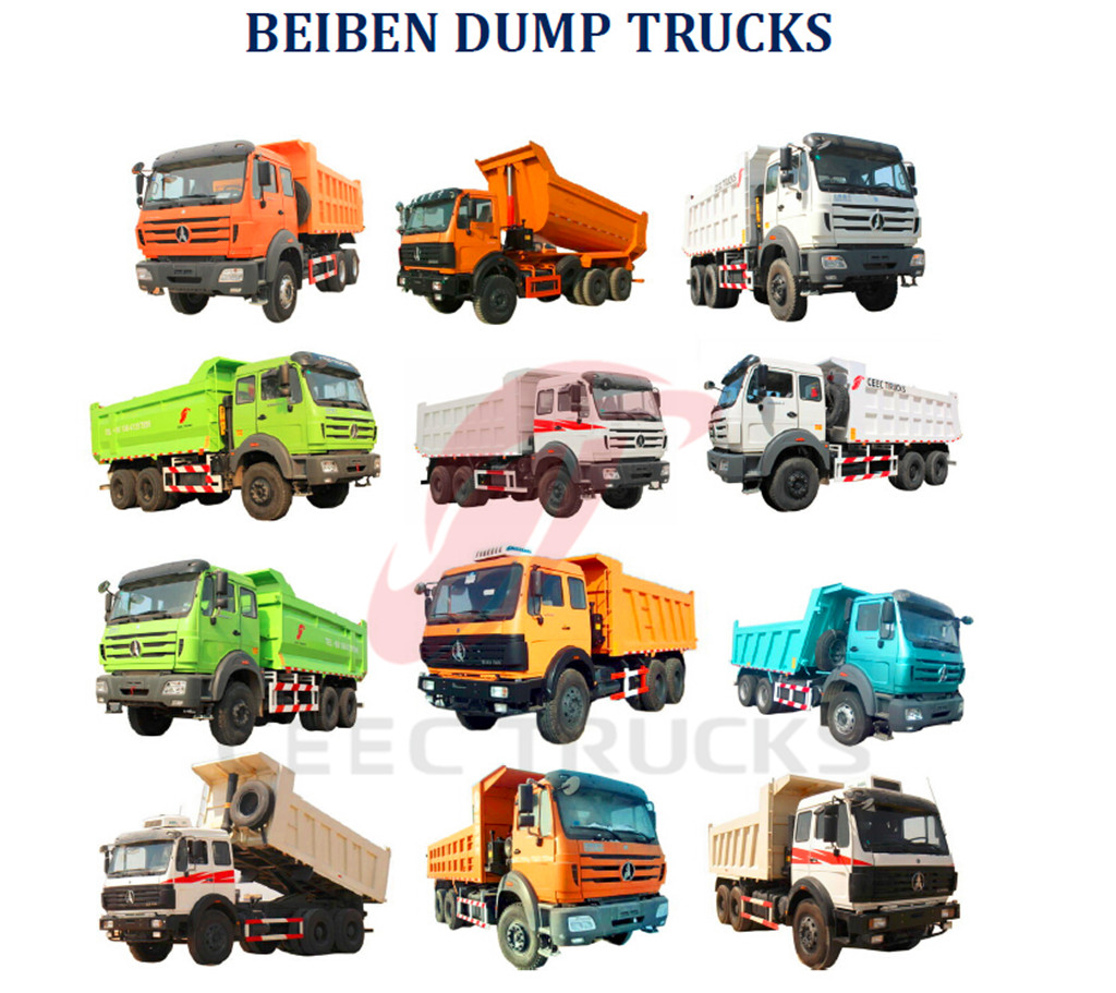 beiben 2538 V3 tipper trucks supplier