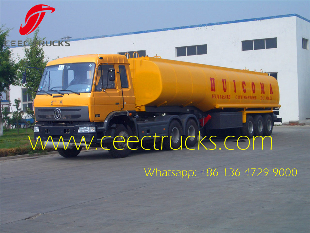 DONGFENG brand prime mover and fuel tanker semitrailer