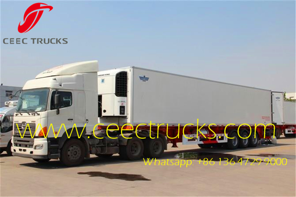 60CBM refrigerated semitrailer exporter