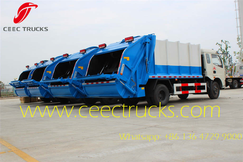 8 m³ garbage compactor trucks