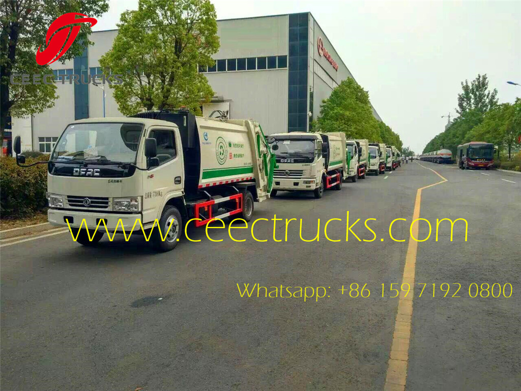 Dongfeng 6CBM garbage compactor truck