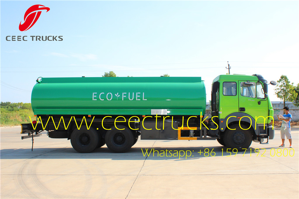 Beiben 2530 fuel tanker 20CBM diesel truck