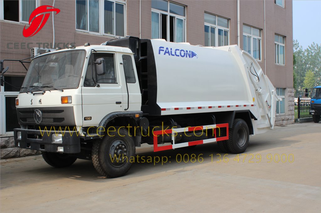 dongfeng garbage compactor truck