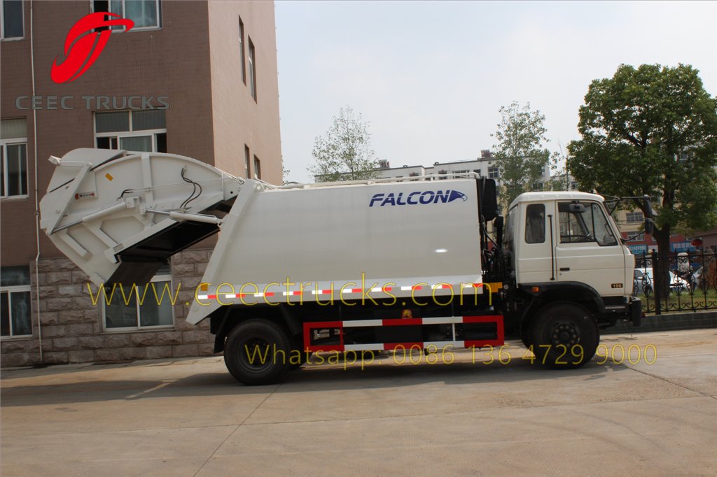 dongfeng garbage compactor truck