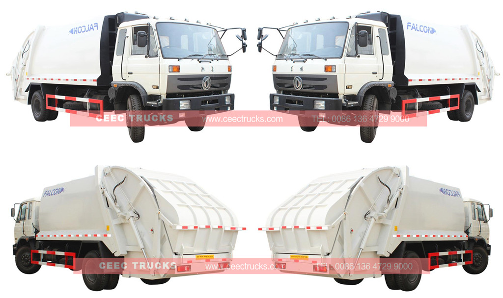 Dongfeng 14cbm refuse compressed truck on sale