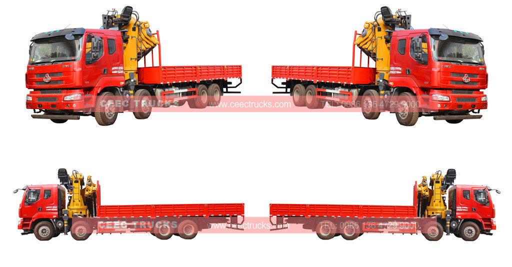 dongfeng 25tons hydraulic knuckle crane trucks