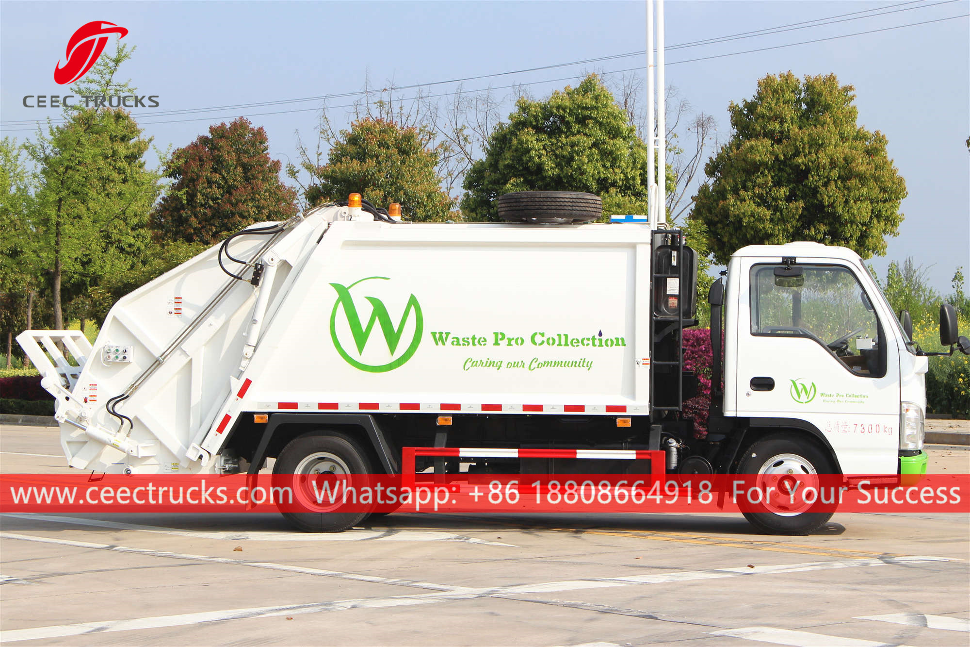 ISUZU Waste compressing truck