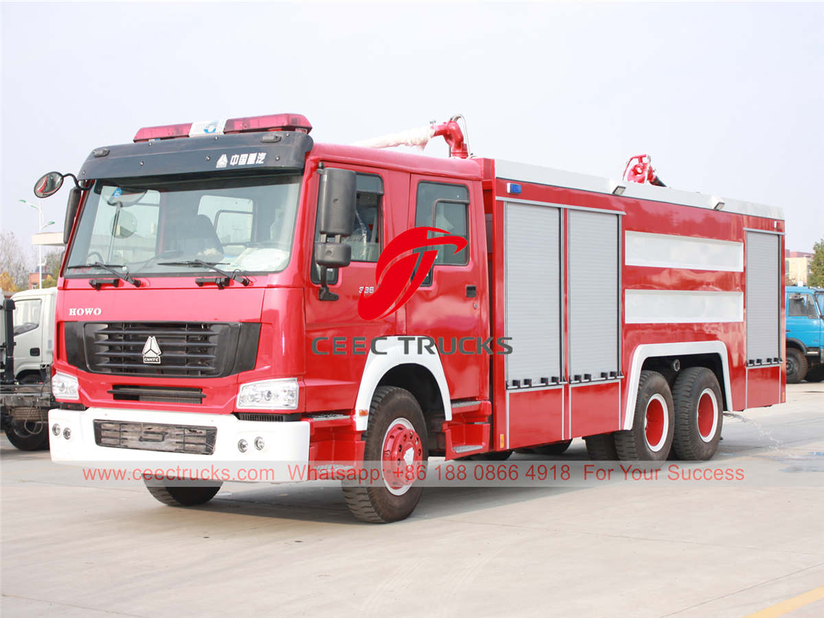 HOWO 10 wheeler fire lorry