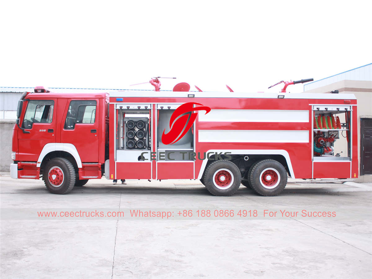 HOWO dry power fire truck