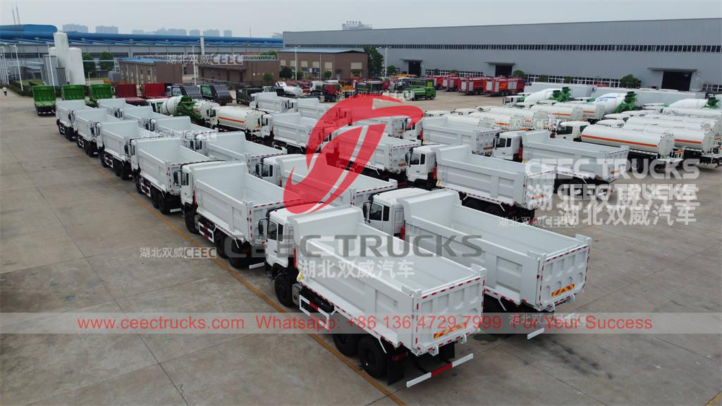Dongfeng 10 wheeler dumper trucks at best price