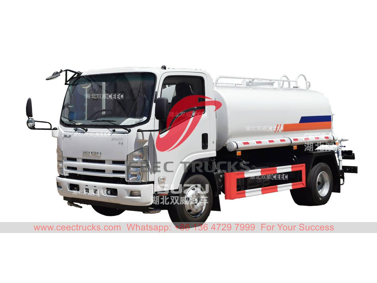 Good quality ISUZU 6000 liters stainless steel drinking water truck for sale