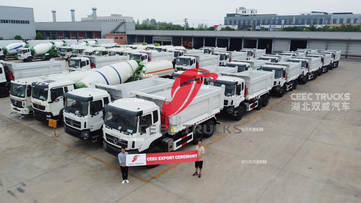 Dongfeng tipper trucks at best price