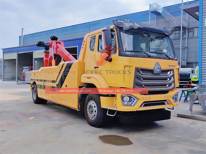 HOWO Road Wrecker 18 ton Truck Exported to South America