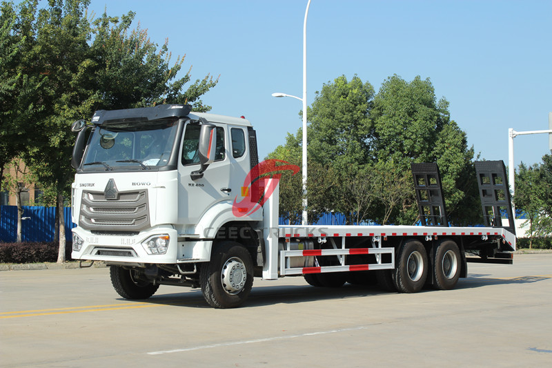 HOWO 25 tons flatbed truck on sale