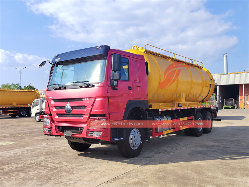 HOWO 20000L vacuum sewage tank truck
