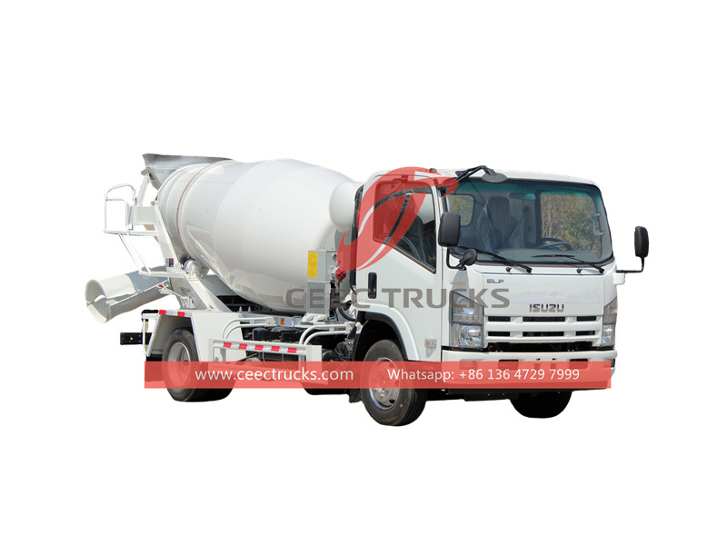 Isuzu NPR 190HP Concrete Mixer Truck