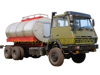 Military 12 wheelers fuel tanker truck Shacman oil trucks supplier