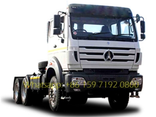 Beiben tractor truck 2636 NG80B 10 wheel 340hp truck head