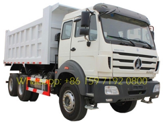 2016 Beiben 6x4 30 ton Dump Trucks With Low Price