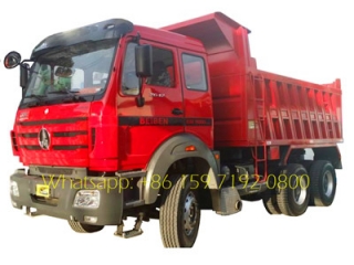 China Beiben 40 ton dump truck for sale 6x4 340hp 10 wheel tipper