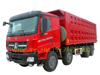 Beiben 380hp 8x4 50ton dump truck export Africa countries