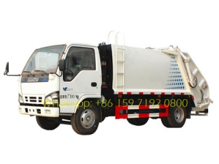ISUZU 4 CBM refuse compactor truck supplier