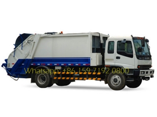 ISUZU 10000 liters refuse compression trucks low price