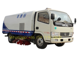 Dongfeng 4x2 road sweeper truck for public street sweeper truck for sale