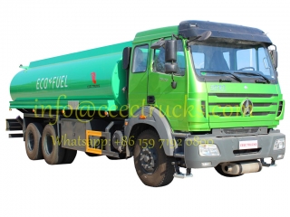 CEEC TRUCKS supply best quality beiben 20CBM oil tanker trucks