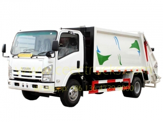 8000L garbage compactor truck ISUZU brand