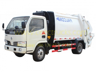Best quality Dongfeng 5CBM garbage compactor truck