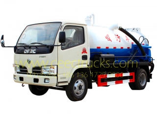 Dongfeng 4,000L Vacuum truck for sale