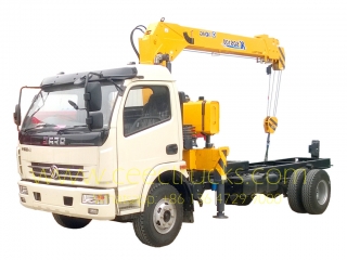 Low price 4 T truck mounted crane trucks