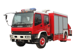 ISUZU FVR Rescue Truck With Crane-CEEC Trucks
