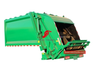 european standard 12,000 liters compression trash truck body
