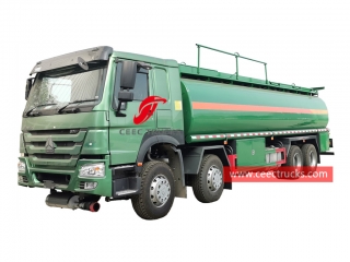 SINOTRUK 8x4 30CBM Fuel oil delivery tanker trucks-CEEC Trucks