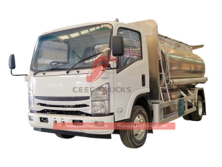 RHD ISUZU 190hp fuel transfer tanker truck made in China