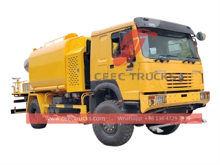 Howo 4x4 Dust Suppression Water Tank Truck for sale