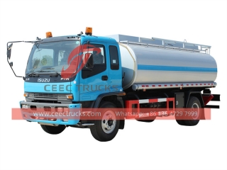 Isuzu FTR 12000L mobile fuel bowser made in China