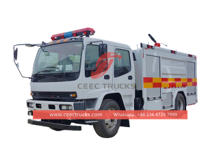Isuzu FTR 8CBM fire fighting truck with factory direct sale