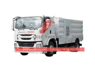 ISUZU FTR airport sweeper truck with factory direct sale