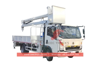 HOWO light-duty Aerial Platform Truck with factory direct sale
