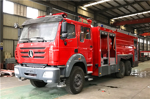 Beiben Powder & Foam firefighting truck export Africa
