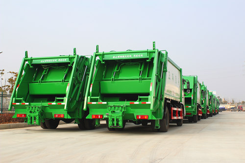 37 units garbage Trucks for China government project